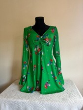 Free People- Boho Bell Sleeve Mini Dress- Never Worn