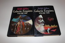Brian Aldiss, Galactic Empires, 1976 BCE, Vol 1 & 2, HC/DJ, Very good, Sci-FI