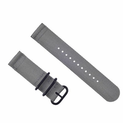 NEW FOR SUUNTO CORE NYLON DIVER WATCH BAND LUGS ADAPTER SET BLACK 3 PVD RINGS GR