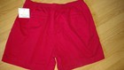 Vintage Bobbie Brooks Shorts Womens 26W Red Pull On Bermuda USA Made Brand New  — photo 1