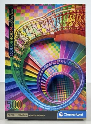 Clementoni  Stairs  500 Piece Jigsaw Puzzle NIB | ColorBloom Collection
