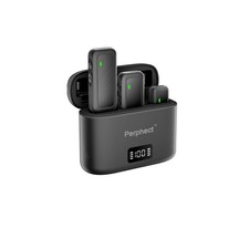 2 Pack Mini Wireless Lavalier Microphone for iPhone 16 15 Pro Max Smartphone ...