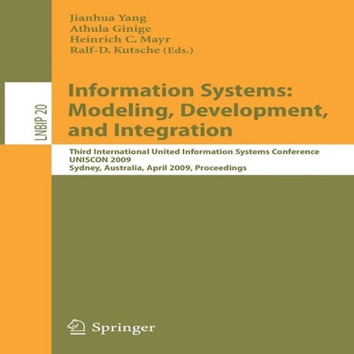 Information Systems Modeling Development and Integration Third In