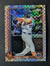 2025 Topps Chrome Update CEDRIC MULLINS X-Fractor New York Mets #USC40