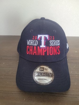Texas Rangers 2023 World Series Champion Hat Cap New Era 9Forty