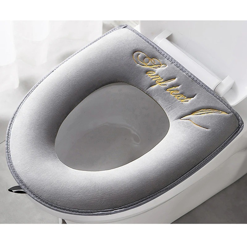Cover Winter Warm Soft Wc Mat Bathroom Washable Removable