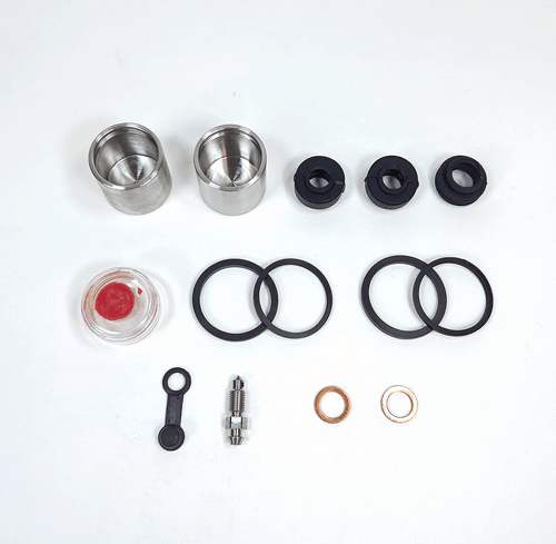 Sello de pinza de freno + kit de pistón de acero inoxidable para Honda VT750C 1983 delantero - Imagen 1 de 5