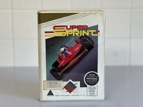 Super Sprint Nintendo NES HES Piggy Back Cart AUS Complete + Catalogue