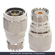 N Male to UHF Female SO-239 Connector SO239 Jack to N-Type RF Coaxial Coax Cable