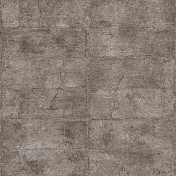 Rasch Concrete 520163 Vliestapete Steinoptik 0.53 X 10.05 M Schwarz Braun-image