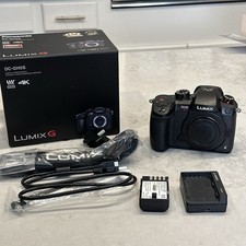 Panasonic LUMIX GH5s 10.2MP Mirrorless Camera - Black Body Only VLOG-L VLOG