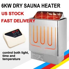 6/9KW,Sauna Heater,Sauna Stove, Digital Control, Stainless Steel, Free shipping