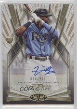 2022 Topps Tier One Break Out 94/299 Vidal Brujan #BOA-VBR Auto 0hw6