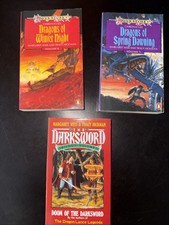 Dragonlance Chronicles & The Darksword Trilogy by Weis & Hickman Paperback Books