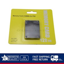 For Sony PlayStation 2 PS2 Slim Game Console 128MB Megabyte Memory Card