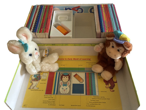 Vintage 1987 World Book Early World of Learning Nice Boxed Set Homeschool