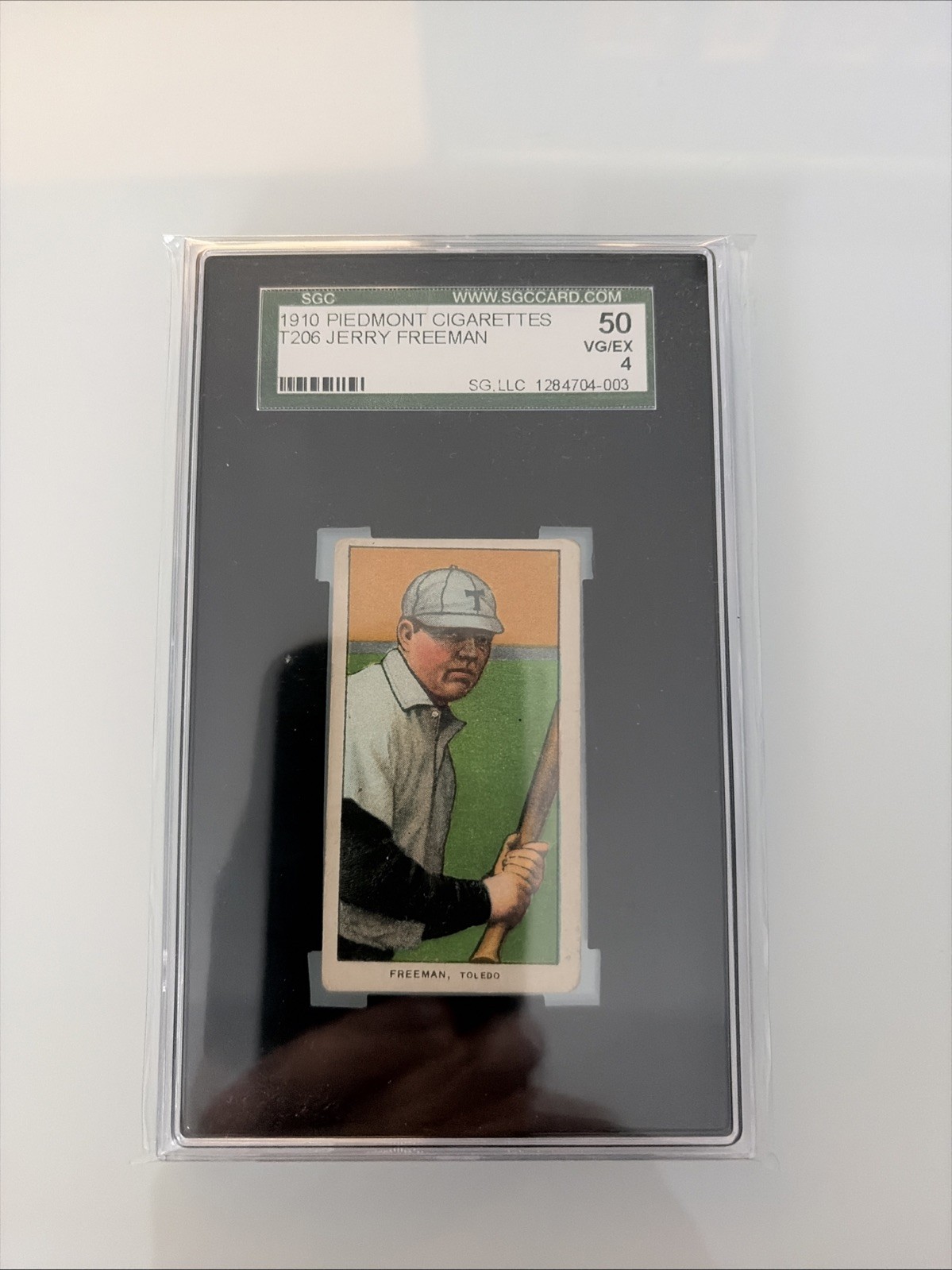 1909-11 T206 Jerry FREEMAN ML - PSA 4 Toledo Mud Hens - Piedmont