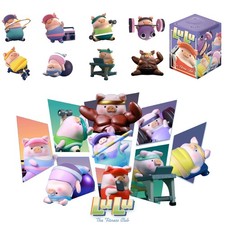 Lulu The Piggy Blind Box Figures Fitness Club Series Collectible Toys Home Decor