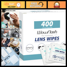 400 Count Pre-Moistened Eyeglass Lens Wipes - Streak-Free Cleaning Cloths