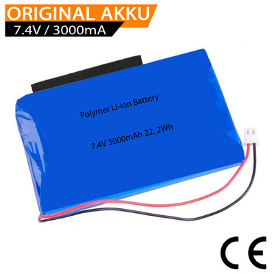 Akkupack für SATLINK WS 6905/ 6908/ 6909 - 7,4V / 3000mA HD LINE Messgeräte Akku