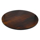 Jahof Tischplatte Rund 80 cm, Ersatztischplatte 2,5 cm Dick, Massiv Holzplatte f