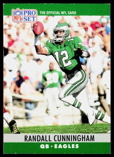 Randall Cunningham #247 1990 Pro Set FACT Cincinnati card