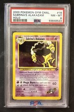 2000 Pokémon Gym Challenge - Sabrina's Alakazam 16/132 - Holo - PSA 8 on eBay
