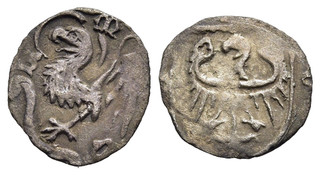 FITZ SCHLESIEN SILESIA SLASK OELS HELLER SILBER 11mm 0 23g ±QQQ1621