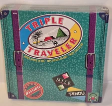 Triple Traveler Game Factory Sealed NEW Nile Tandu Hannibal Discovery Toys