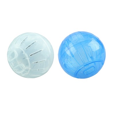 2Pcs Small Clear Hamster Ball Rat Exercise 10cm Jogging Toy SportsMöbel & Wohne
