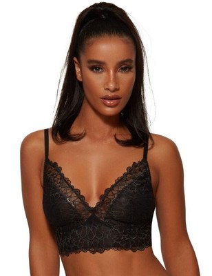 34F Gossard Swirl Bralette Sexy Drahtlos Longline Elegant Spitze Bralette 17808