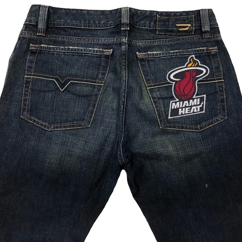 10 piece Miami Heat Black Background Logo Size 3.8"x3.0" Sew Iron on Patch DIY - Picture 8 of 12