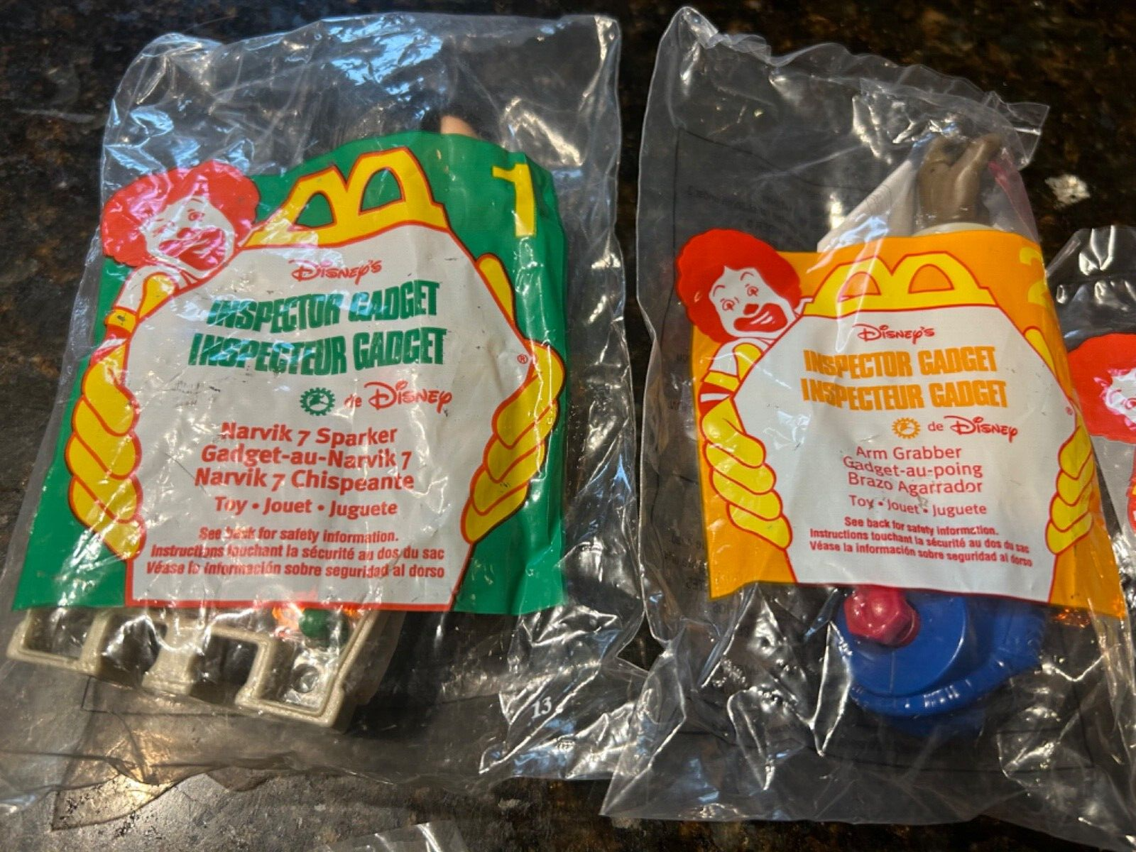1999 Inspector Gadget McDonald’s Happy Meal Toy Set Of 8 NIB Complete MIP - Picture 2 of 9