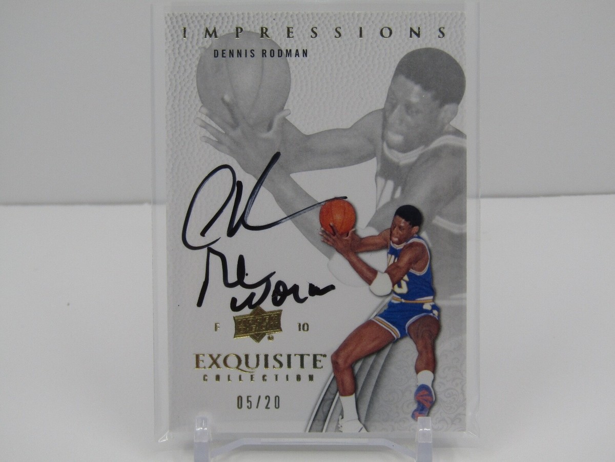 その他 dennis rodman ultimate signature auto Dennis Rodman 2022-23 Flawless Momentous On Card Auto Gold