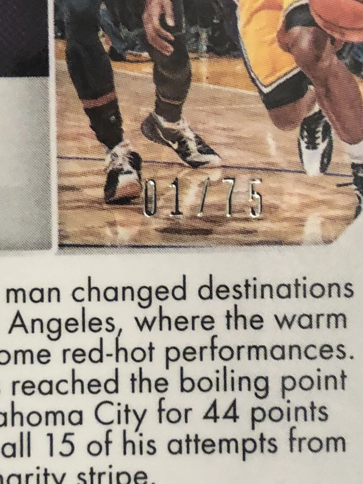 2016-17 Panini Prizm Purple 1/75 Louis Williams  #140 Ebay 1/1 Ebay one of one - Image 3 of 3