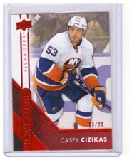 Casey Cizikas 2016-17 Upper Deck Overtime Red Parallel Card #152 /99