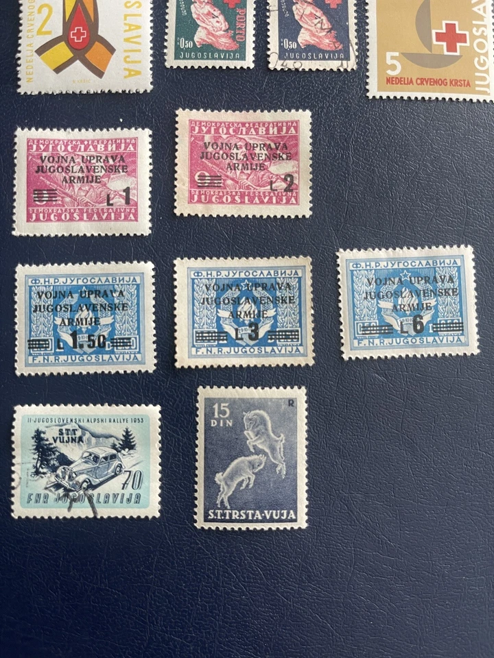 Yugoslavia Various 23 Stamps-Postage Due,tax-red Cross,Italy Occupation,Trieste - Image 4 of 4