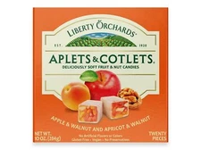 10 Ounce Aplets Cotlets Orange Sugar Candy Vegan Nut Fruit Delight