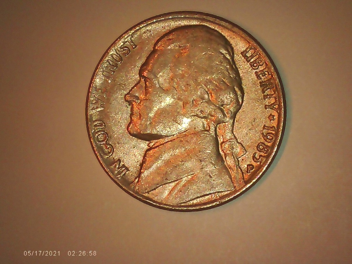 1985-P/P Jefferson Nickel RPM DDO DDR !!! | eBay