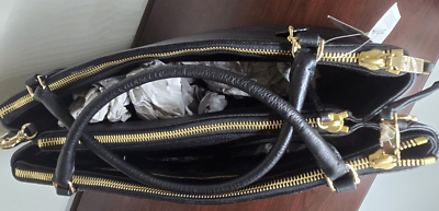 NWT COACH 28129 Large Borough Bag SATCHEL Handbag Pebbled Leather