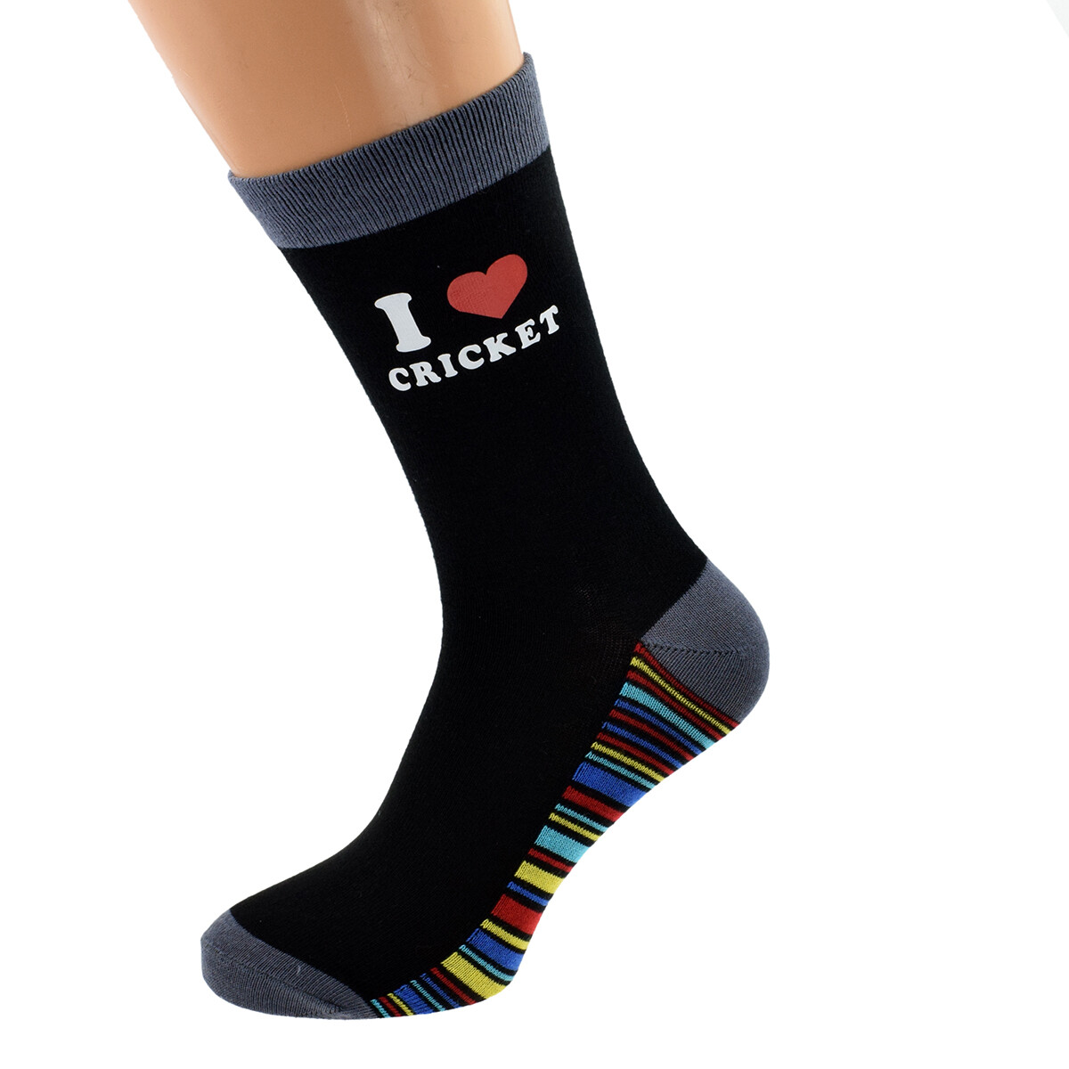 SAOLA I Love Cricket suola a righe design uomo UK 5 12 X6S223 036