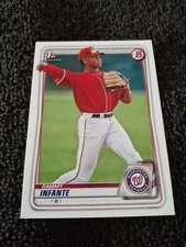 2020 Bowman Draft 1st Card Sammy Infante Washington Nationals Baseball Card #48