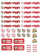 HO Scale Truck / Trailer Decals. " Piggly Wiggly "
