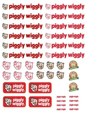 HO Scale Truck / Trailer Decals. " Piggly Wiggly "