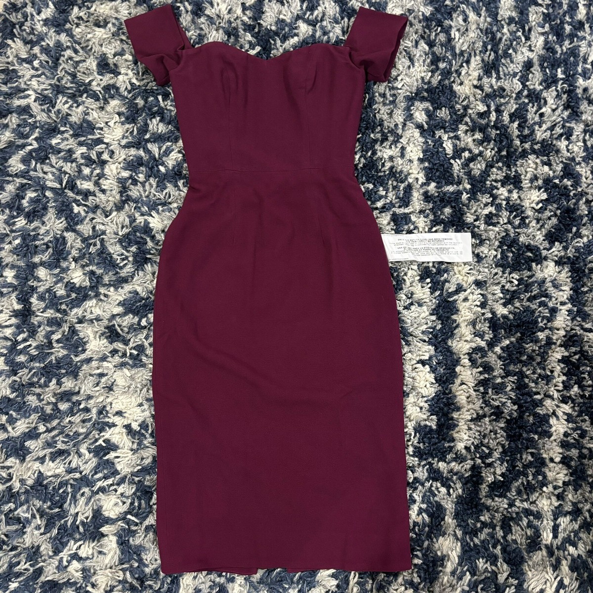 Dress The Population Bailey Off Shoulder Sweetheart Bodycon Mini Dress |  eBay