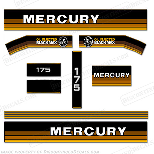 Fits Mercury 1985 175hp Outboard Decals - Picture 1 of 1