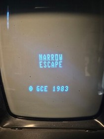 Vectrex Original 3D Narrow Escape by GCE Game Cartridge