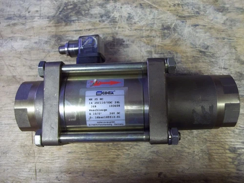 NEW COAX MK 25 NC COAXIAL VALVE