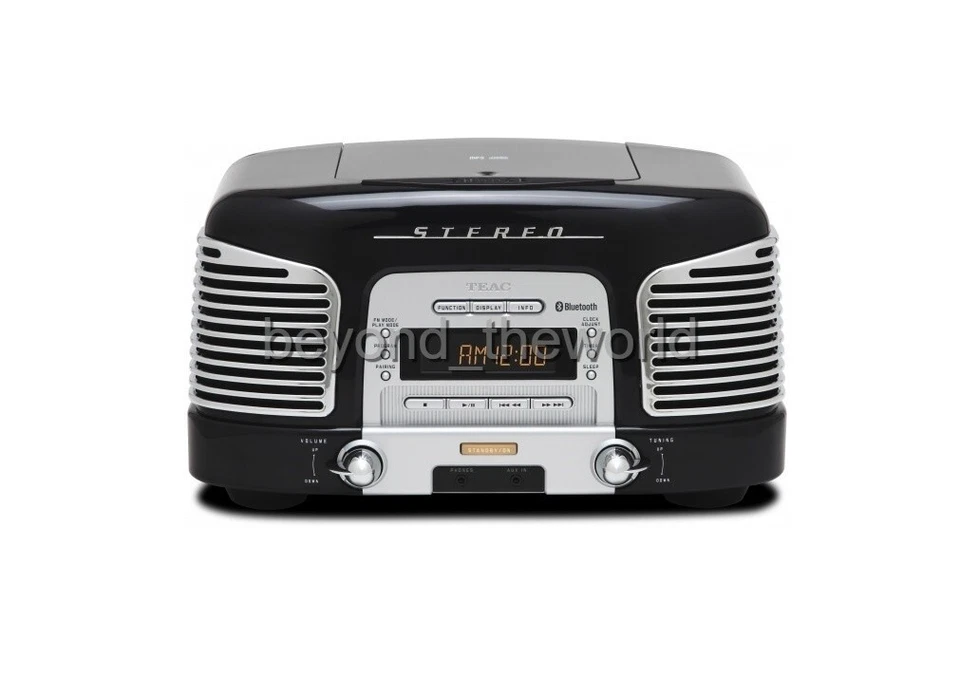 TEAC SL-D930 2.1 ch CD Bluetooth Sound System Classic Mini Audio Black AC 220V - Image 2 of 2