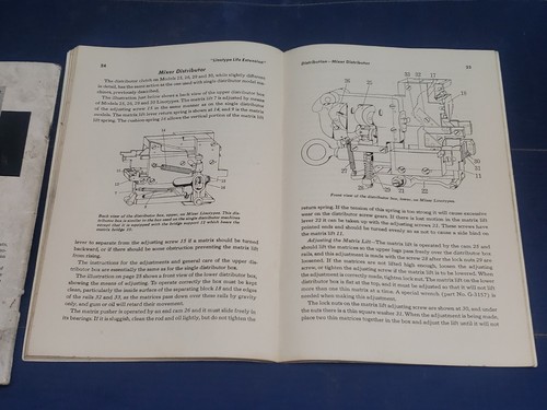 lot of 4 original TYPE booklets THE CARE & MAINTENANCE OF MATRICIES Linotype - Picture 19 of 24